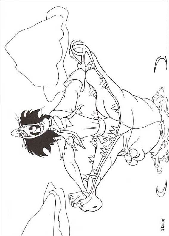 Plansa de colorat cu Peter Pan 30 24